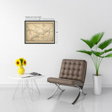 Load image into Gallery viewer, Digitally Restored and Enhanced 1836 Upper Canada Map Poster - Vintage Map of Canada - History Map of Upper Canada Province Settlements & Townships