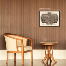 Load image into Gallery viewer, Digitally Restored and Enhanced 1884 Montpelier Vermont Map - Vintage Montpelier VT Wall Art - Old Montpelier Vermont Map - Bird's Eye View of Montpelier Washington County Vermont Poster
