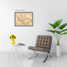 Load image into Gallery viewer, Digitally Restored and Enhanced 1847 Mexico Map Poster - Vintage Map of Mexico States - Mapa de Mexico Wall Art - Mapa de Los Estados Unidos de Mejico Definido por las Varias Actas del Congreso