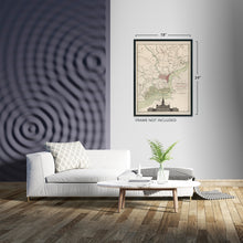 Load image into Gallery viewer, Digitally Restored and Enhanced 1777 Map of Philadelphia Pennsylvania - Vintage Map of Philadelphia City Wall Art - Plan of the City of Philadelphia Map Print Showing Landowners