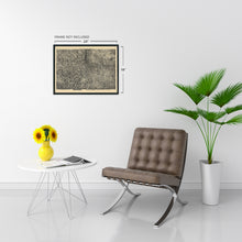 Load image into Gallery viewer, Digitally Restored and Enhanced 1894 Colorado Map Poster - Vintage Map of Colorado Wall Art - Old Historic Colorado Mountains Map Showing Relief Spot Heights and Bird's-Eye View of Towns