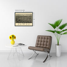 Load image into Gallery viewer, Digitally Restored and Enhanced 1913 High Point North Carolina Map - Old High Point Map of North Carolina Wall Art - High Point NC Map Poster History