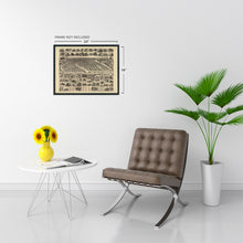 Load image into Gallery viewer, Digitally Restored and Enhanced 1897 Asbury Park Ocean Grove New Jersey Map - Asbury Park Wall Art - Old Asbury Park New Jersey Vintage Map Poster