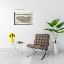 Load image into Gallery viewer, Digitally Restored and Enhanced 1872 Charleston SC Map - Vintage Map of Charleston South Carolina Wall Art - Old Charleston Map Print - Charleston SC Poster - Birds Eye View Map of C