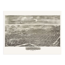 Load image into Gallery viewer, Digitally Restored and Enhanced 1898 Reading Pennsylvania Map - Old Reading City Map of PA Poster - History Map of Reading Pennsylvania Wall Art