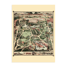 Load image into Gallery viewer, Digitally Restored and Enhanced 1860 Central Park New York Map - Old Central Park Map of New York Poster - History Map of Central Park NYC Wall Art