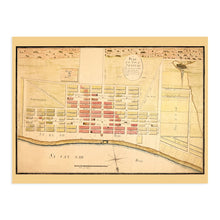 Cargar imagen en el visor de la galería, Digitally Restored and Enhanced 1796 Map of Savannah Georgia - Vintage Savannah GA Wall Art - Historic Savannah Map Poster - Old Savannah Georgia Map - Restored Plan of The City of Savannah Poster