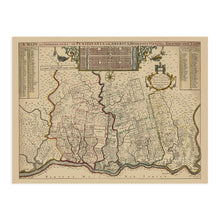 Cargar imagen en el visor de la galería, Digitally Restored and Enhanced 1687 Philadelphia Pennsylvania Map - Old Philadelphia PA Vintage Map Wall Art - Philadelphia Map Print Showing Counties Townships Lots - Philadelphia Map Poster