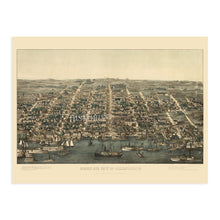 Cargar imagen en el visor de la galería, Digitally Restored and Enhanced 1863 Alexandria Virginia Map Poster - Old Map of Alexandria Virginia Wall Art Print - Alexandria City VA Map History