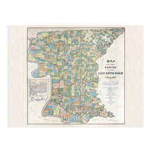 Load image into Gallery viewer, Digitally Restored and Enhanced 1895 East Baton Rouge Louisiana Map Poster - Vintage Map of The Parish of East Baton Rouge LA - Old East Baton Rouge Map Wall Art - Historic Map of Baton Rouge