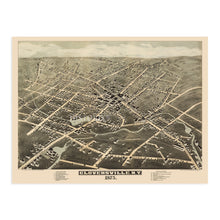 Load image into Gallery viewer, Digitally Restored and Enhanced 1875 Gloversville New York Map - Vintage Map of Gloversville NY Wall Art Poster - History Map of Gloversville New York