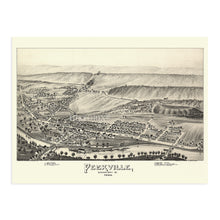 Load image into Gallery viewer, Digitally Restored and Enhanced 1892 Peckville Pennsylvania Map - Old Map of Peckville Pennsylvania Wall Art - Peckville Lackawanna County PA Map Poster