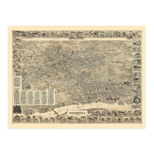 Load image into Gallery viewer, Digitally Restored and Enhanced 1898 Elizabeth New Jersey Map - Old Map of Elizabeth NJ Map Poster - Elizabeth City Map of New Jersey Wall Art History