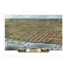 Cargar imagen en el visor de la galería, Digitally Restored and Enhanced 1870 Erie Pennsylvania Map - Vintage Pennsylvania Map - Old Erie PA Map Wall Art - Erie Pennsylvania Poster Map History