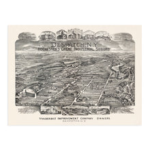 Load image into Gallery viewer, Digitally Restored and Enhanced 1890 Despatch Rochester NY Map - Vintage Map of Rochester NY Wall Art - Historic Despatch Rochester Map Poster - Old Rochester Wall Art - Despatch Rochester New York Map