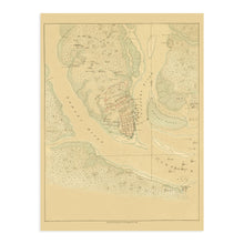 Load image into Gallery viewer, Digitally Restored and Enhanced 1780 Map of the Investiture of Charleston South Carolina by the English Army - Vintage Map Wall Art - Charleston History Map Showing The Position of Each Corps