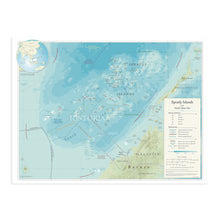 Cargar imagen en el visor de la galería, Digitally Restored and Enhanced 2015 Spratly Islands Map Poster - Spratly Islands in the South China Sea Map Print - Map of Spratly Islands Wall Art