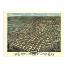 Cargar imagen en el visor de la galería, Digitally Restored and Enhanced 1871 Atlanta Georgia Map - Vintage Map of Atlanta GA Wall Art - Old Atlanta Wall Map - Vintage Atlanta Poster - Bird's Eye View Map of Atlanta Looking North East