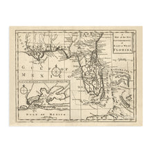 Load image into Gallery viewer, Digitally Restored and Enhanced 1763 East & West Florida Map - Vintage Map Wall Art - A Map of the New Governments Vintage Florida Map - Florida Map Wall Art - Vintage Florida Poster