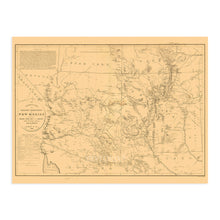 Load image into Gallery viewer, Digitally Restored and Enhanced 1867 New Mexico Old Territory and Military Department Map - Vintage Map of New Mexico Wall Art - New Mexico Wall Map - Map New Mexico State Wall Decor