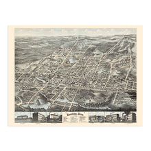 Cargar imagen en el visor de la galería, Digitally Restored and Enhanced 1878 Brockton Massachusetts Map - Old Map of Brockton Massachusetts Wall Art - Brockton Plymouth County MA Map