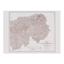 Cargar imagen en el visor de la galería, Digitally Restored and Enhanced 1978 Great Smoky Mountains Map - Eastern Topographic Map of Great Smoky Mountains National Park Tennessee & North Carolina