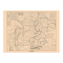 Load image into Gallery viewer, Digitally Restored and Enhanced 1879 Yamhill County Oregon Map - Old Yamhill County Oregon Wall Art - Yamhill County Map of Oregon Poster
