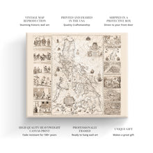 Cargar imagen en el visor de la galería, Digitally Restored and Enhanced 1734 Philippines Map Canvas Art - Canvas Wrap Vintage Map of the Philippines Wall Art - Historic Philippines Map Poster - Restored Philippines Wall Map Print