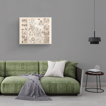 Cargar imagen en el visor de la galería, Digitally Restored and Enhanced 1734 Philippines Map Canvas Art - Canvas Wrap Vintage Map of the Philippines Wall Art - Historic Philippines Map Poster - Restored Philippines Wall Map Print