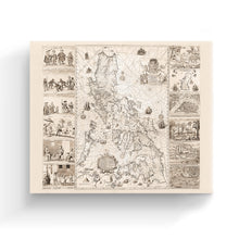 Load image into Gallery viewer, Digitally Restored and Enhanced 1734 Philippines Map Canvas Art - Canvas Wrap Vintage Map of the Philippines Wall Art - Historic Philippines Map Poster - Restored Philippines Wall Map Print
