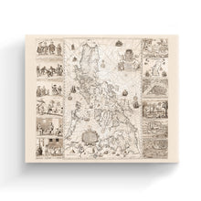 Cargar imagen en el visor de la galería, Digitally Restored and Enhanced 1734 Philippines Map Canvas Art - Canvas Wrap Vintage Map of the Philippines Wall Art - Historic Philippines Map Poster - Restored Philippines Wall Map Print