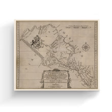 Load image into Gallery viewer, Digitally Restored and Enhanced 1747 Northern Neck Virginia Map Canvas - Canvas Wrap Vintage Virginia Wall Map - Historic Northern Neck Wall Art - A Survey of The Northern Neck of Virginia Map Print
