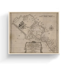 Cargar imagen en el visor de la galería, Digitally Restored and Enhanced 1747 Northern Neck Virginia Map Canvas - Canvas Wrap Vintage Virginia Wall Map - Historic Northern Neck Wall Art - A Survey of The Northern Neck of Virginia Map Print