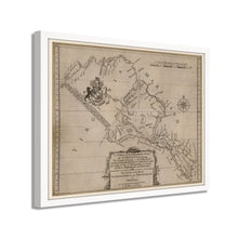 Cargar imagen en el visor de la galería, Digitally Restored and Enhanced 1747 Northern Neck Virginia Map - Framed Vintage Virginia Wall Map - Old Map of Virginia - A Survey of The Northen Neck of Virginia Map Wall Art Poster Print