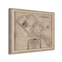Cargar imagen en el visor de la galería, Digitally Restored and Enhanced 1747 Northern Neck Virginia Map - Framed Vintage Virginia Wall Map - Old Map of Virginia - A Survey of The Northen Neck of Virginia Map Wall Art Poster Print