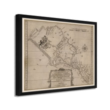 Cargar imagen en el visor de la galería, Digitally Restored and Enhanced 1747 Northern Neck Virginia Map - Framed Vintage Virginia Wall Map - Old Map of Virginia - A Survey of The Northen Neck of Virginia Map Wall Art Poster Print
