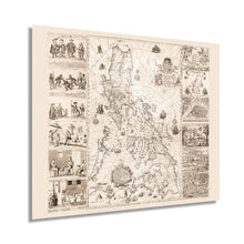 Load image into Gallery viewer, Digitally Restored and Enhanced 1734 Map of the Philippines - Philippines Wall Art - Filipino Art Wall Decor - Philippines Poster - Carta Hydrographica y Chorographica de las Islas Filipinas