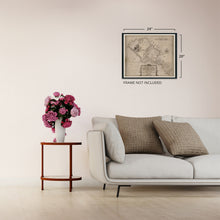 Cargar imagen en el visor de la galería, Digitally Restored and Enhanced 1747 Northern Neck of Virgina Map Print - Northern Virginia Vintage Map Wall Art -1736 & 1737 Survey of the Northern Neck Virginia Wall Map Published in 1747