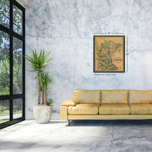 Load image into Gallery viewer, Digitally Restored and Enhanced 1874 Minnesota Map Poster - Township and Railroad Vintage Map of Minnesota - Wall Map of Minnesota Wall Art - Vintage Minnesota Map Poster - Minnesota Wall Decor