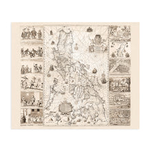Load image into Gallery viewer, Digitally Restored and Enhanced 1734 Map of the Philippines - Philippines Wall Art - Filipino Art Wall Decor - Philippines Poster - Carta Hydrographica y Chorographica de las Islas Filipinas