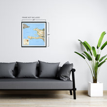 Cargar imagen en el visor de la galería, Digitally Restored and Enhanced 1994 Haiti Map Print - Republic of Haiti Wall Art - History Map of Haiti Poster - Old Port-Au-Prince Map of Haiti