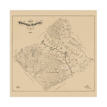 Cargar imagen en el visor de la galería, Digitally Restored and Enhanced 1895 Wharton County Texas Map - Vintage Wharton County Wall Art - Historic El Campo Texas Map Poster - Texas Vintage Map Print - Wharton County Map from General Land Office