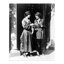 Load image into Gallery viewer, Digitally Restored and Enhanced HISTORIX Vintage 1910 Mrs. Emmeline Pethick-Lawrence & Alice Paul Photo Print - British Suffrage Leader & National Woman's Party President Portrait