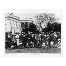 Load image into Gallery viewer, Digitally Restored and Enhanced 1921 New National Women's Party at The White House Poster Photo - Women Asking for Equal Rights Legislation Wall Art Print