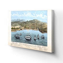 Cargar imagen en el visor de la galería, Digitally Restored and Enhanced 1884 Map of San Francisco Canvas Wall Art - Canvas Wrap Vintage San Francisco Map Print - Old San Francisco Poster - View of San Francisco Wall Art Formerly Yerba Buena