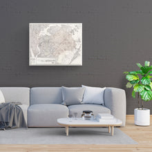 Load image into Gallery viewer, Digitally Restored and Enhanced 1922 Queens New York Map Canvas - Canvas Wrap Vintage Queens Map Poster of New York City Wall Art - Historic Queens NY Poster - Restored Queens New York Canvas Wall Art