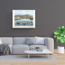 Cargar imagen en el visor de la galería, Digitally Restored and Enhanced 1884 Map of San Francisco Canvas Wall Art - Canvas Wrap Vintage San Francisco Map Print - Old San Francisco Poster - View of San Francisco Wall Art Formerly Yerba Buena