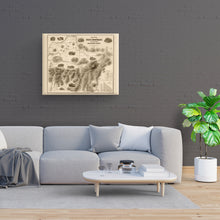 Cargar imagen en el visor de la galería, Digitally Restored and Enhanced 1858 White Mountains Map Canvas Art - Canvas Wrap Vintage Map of White Mountains Wall Art - Old White Mountains New Hampshire Map Poster From Original Surveys