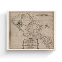 Cargar imagen en el visor de la galería, Digitally Restored and Enhanced 1747 Northern Neck Virginia Map Canvas - Canvas Wrap Vintage Virginia Wall Map - Historic Northern Neck Wall Art - A Survey of The Northern Neck of Virginia Map Print