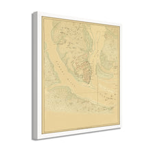 Load image into Gallery viewer, Digitally Restored and Enhanced 1780 Charleston South Carolina Map - Framed Vintage Charleston Wall Art - Old Map of Charleston SC Poster - The Investiture of Charleston Map Print